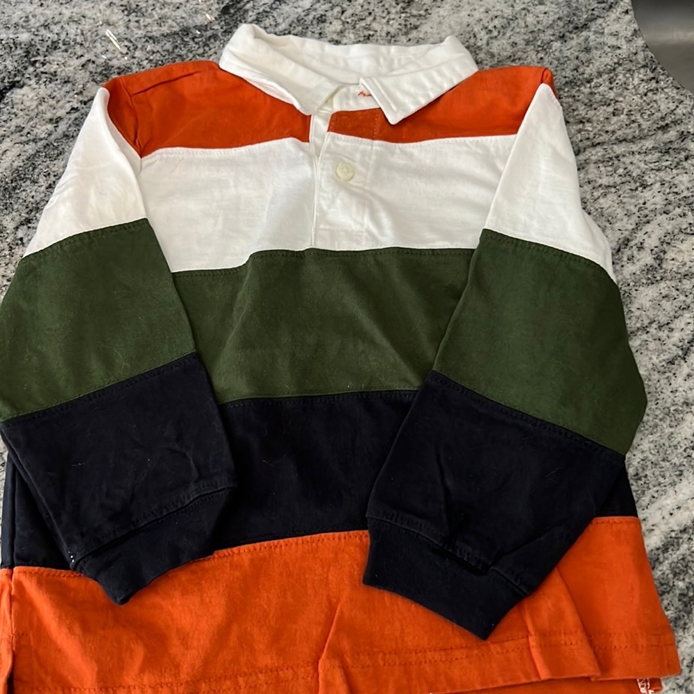 Boys Gymboree long sleeved polo  Sz 3T EUC